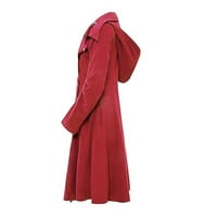 Žene fau vuna topli vitki kaput jakna s debelim parkom duga zima nadmašuje trendovsko tanko ugrađeno toplo ugodni