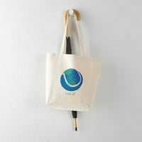 Cafepress - Love All World Tenis Tote torba - Torba s prirodnim platnenim torbama, vreća za kupovinu od tkanine