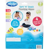 Playgro Sort 'n' Stack plutajući hippo