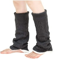 Ženske zimske duge tople čarape za stopala, debele, otporne na hladnoću plišane mekane tople čarape