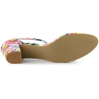 Jedinstveni prijedlozi ženske sandale s visokim zdepastim potpeticama s remenom za gležanj