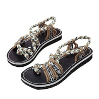 Sandale žene, ljetne dame flip-flops ravne pete boemske rimske sandale casual flip flops ženske cipele darovi