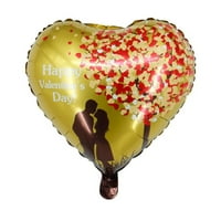 Oblik srca 18 folija balon za proslave Valentinova ispunjenog ljubavlju