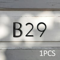 Legirani adresni brojevi vanjski Ulični znak dvorišne pločice adresne pločice dekorativni kućni brojevi za natpise