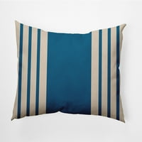 Jednostavno Daisy 14 20 Stripe Dekorativni jastuk za bacanje, jesen plava