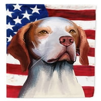 Lovački pas Američka zastava platno za zastavu veličina kuće