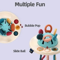 Edukativna igračka za malu djecu, Montessori igračke za bebe od 6 mjeseci, senzorne silikonske igračke za hranu