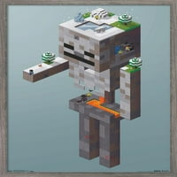 Minecraft-plakat na zidu s kosturom tundre, 14.725 22.375
