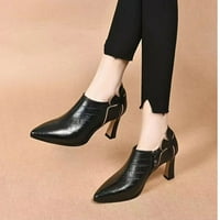 Cipele a-lista / ženske modne sandale od jata sa šiljastim prstima s visokom tankom potpeticom do gležnja; večernje