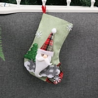 Božićno drvce za poneti, dekor za blagdansko drvce, čarape Djeda Mraza, poklon vrećice sa slatkišima