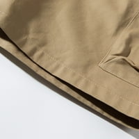 Muške kratke hlače za velike i visoke veličine, muške široke kratke hlače s vezicama, hlače s džepovima, obične