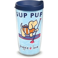 Puppie Love Sup Pup Oz Tumbler s poklopcem