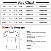 + Ljetni ženski topovi Plus Size Ženska ošišana bluza slatka modna osnovna bluza s okruglim vratom crop topovi