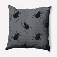 Jastuk za bacanje 20 20 s paucima koji puze, u čeličnoj sivoj boji