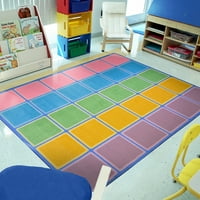 Blokovi obiluju 7'8 10'9 tepih za prostor za sjedenje pastelne boje