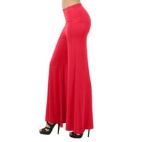 Zermoge hlače za žene plus veličine ženske labave hlače s visokim strukom široke noge vježbaju gamaše casual hlače