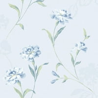 Brewster Caserta plava cvjetna pozadina