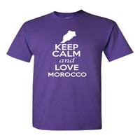 Budite mirni i ljubav maroko domoljubnih majica za odrasle majice majice