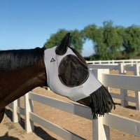 Professional's Choice Sports Medicine Products, Inc. Comfort Fit Fly Mask W Fringe Corcoal Horse