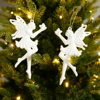 Postavite privjesak za božićno drvce Izvrsna izrada Multi-tipa Bijela božićna zabava privjesak za odmor Multi