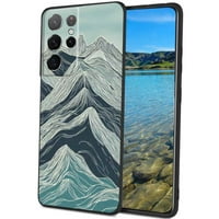 Planine- futrola za telefon, deginirana za Samsung Galaxy S Ultra Case Muškarci, Fleksibilni silikonski šok otporan