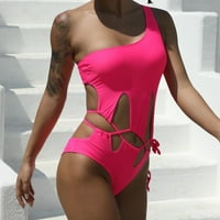 Ženski seksi zavoj s izrezima integrirani Bikini odjeća za kupanje na plaži kupaći kostimi za kontrolu trbuha