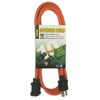 Narančasti produžni kabel u narančastoj boji