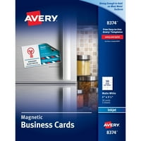 Avery® posjetnica - bijela - 2 1 2 - g m² grammage - matte - karton