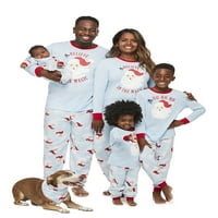 Jolly Jammies Vintage Djed Mraz podudaranje obiteljske božićne pidžame set