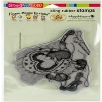 Stampendous House Mouse Sting pečat -krupno ubod srce