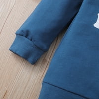 KaLI_store Veste za dječake, pulover, majica sa kapuljačom, Klasična casual majica za dječake plave boje, od 3