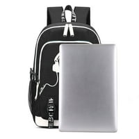 Bzdaisy ruksak s više džepova s ​​USB punjenjem i Natsumeovu knjigu prijatelja tema za 15 '' Laptop Unise za djecu