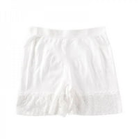 [Brend A. M.] ženske čipkaste zaštitne hlače A. M., prozračne bešavne gaćice, mekane i udobne kratke hlače, elastične