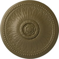Stropni medaljon od 9 8 3 4, ručno oslikan od poliranog mahagonija