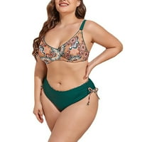 Ženski kupaći kostimi-Bikini s visokim strukom Plus veličina, Ženski kupaći kostimi-Bikini Plus veličina, kupaći