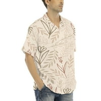 Muška modna bluza, top s tropskim printom, Havajska ljetna košulja, kompleti muških košulja po mjeri, ležerna