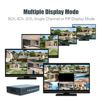 Kanali ne-realtime video multipleksera video slikovni procesor za CCTV nadzorne kamere, s funkcijama digitalnog