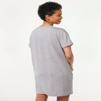 Joyspun ženski tiskani košulja s džepovima, veličine S do 2x 3x