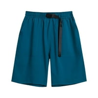 Kratke hlače muške ljetne labave sportske kratke hlače s elastičnim strukom muške Ležerne jednobojne prozračne