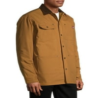 Muška radna odjeća, jakna za rad u štali, s toplom, izdržljivom podstavom od pokrivača