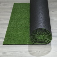 OTHOMANSON Vodootporna unutarnja vanjska prostirka za umjetnu travu za palubu za kućne ljubimce, 2'7 25 ', zelena