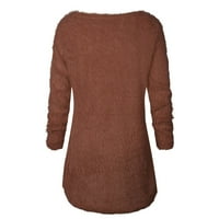 Drpgunly jesenski džemperi casual O-Neck čvrsti džemperi s dugim rukavima bluza vrhovi ženski džemperi dugi džemperi