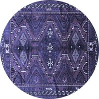 Tradicionalni tepisi tvrtke A. M., perivi u perilici, Okrugli perzijski plavi, promjera 5 inča