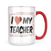 Neonblond volim da poklon za učitelje šalicu za ljubitelje čaja kave