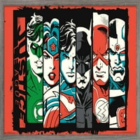 Stripovi-Justice League-plakat na zidu bara, 14.725 22.375