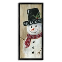 Doček dobrodošlice za rustikalnog zimskog snjegovića, svečani šešir od Božikovine, 30, dizajn
