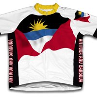 Muški biciklistički dres s kratkim rukavima s zastavom Antigve i Barbude-veličina US