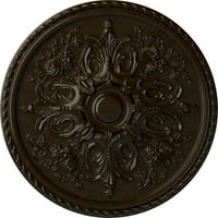5 8 in 2BRADFORDOV stropni medaljon, ručno oslikana bronca