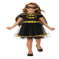 Djevojke crne i žute batgirl Glitter Tutu Halloween kostim haljina l 10-12