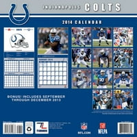 Turner Licensing Mini zidni kalendar Indianapolis Colts